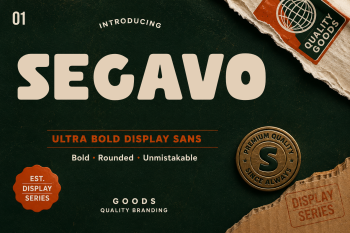 Segavo - Bold Display Font